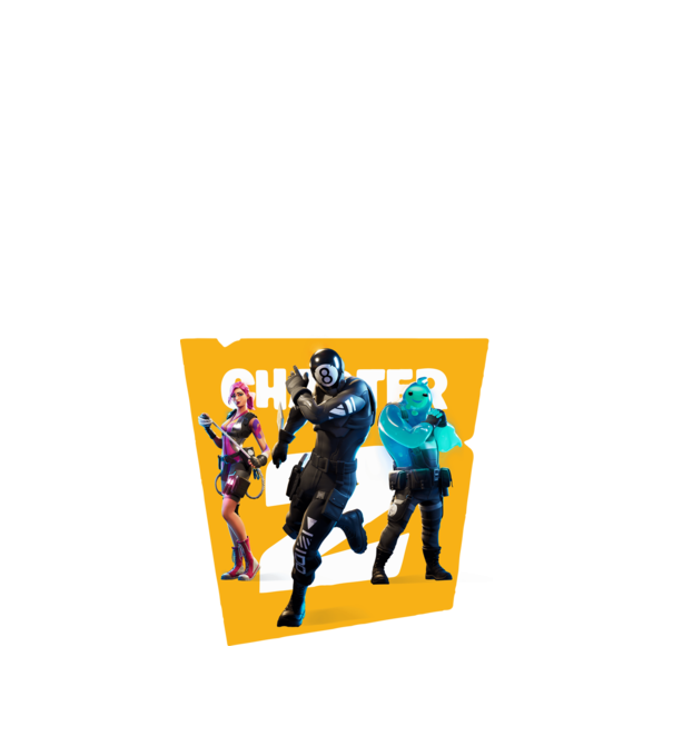Fortnite chapter 2 minta fekete pólón