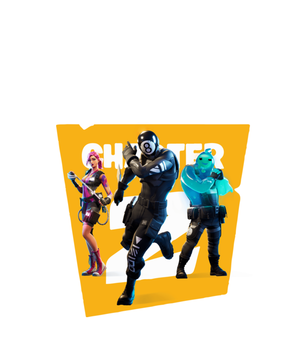 Fortnite chapter 2 minta fekete pólón