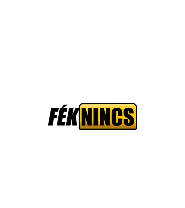 Fék nincs minta fehér pólón