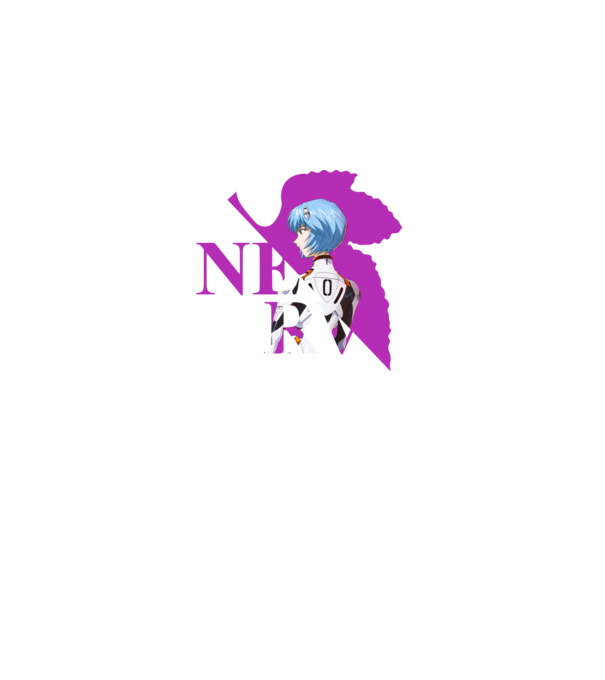 Evangelion Rei minta fekete pólón