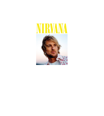 Nirvana minta fekete pólón