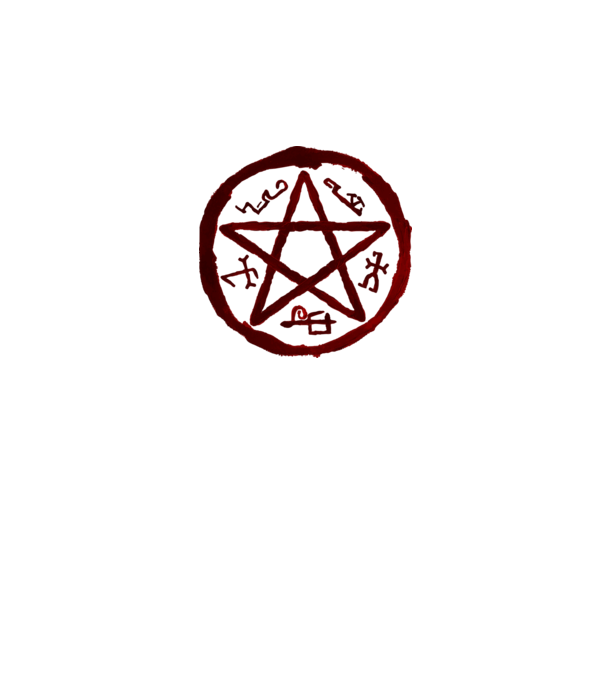 Devil's Trap minta szürke pólón