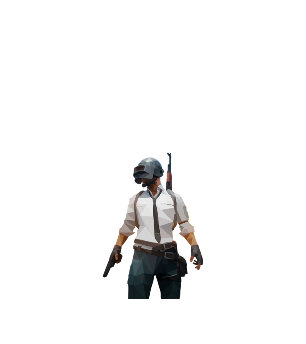 PUBG minta narancssárga pólón