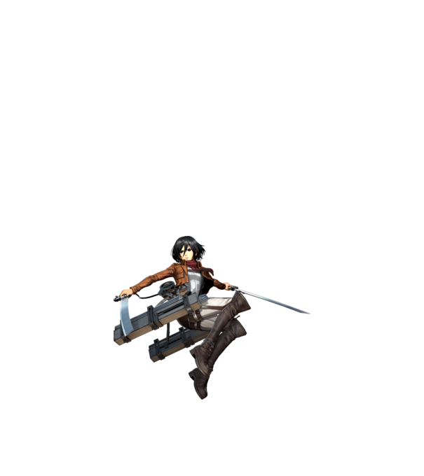 Attack On Titan Mikasa minta homokszín pólón