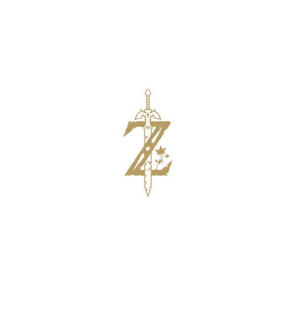 Zelda Logo minta fekete pólón