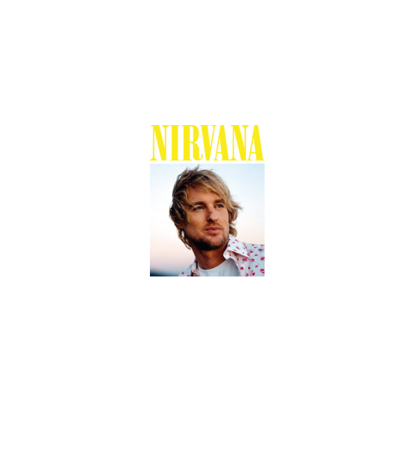 Nirvana minta szürke pólón