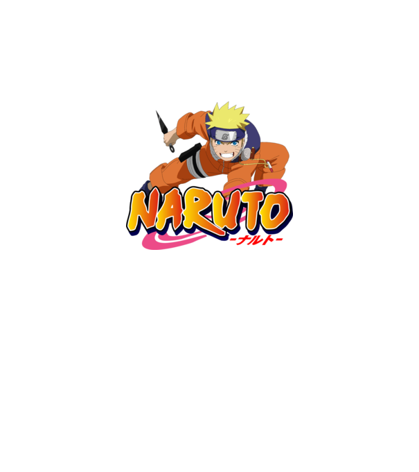 Naruto minta szürke pólón