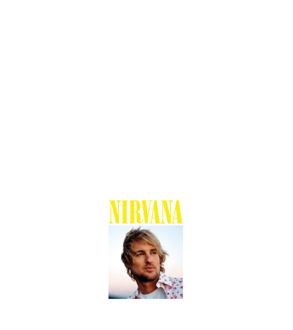 Nirvana minta sötétkék pólón