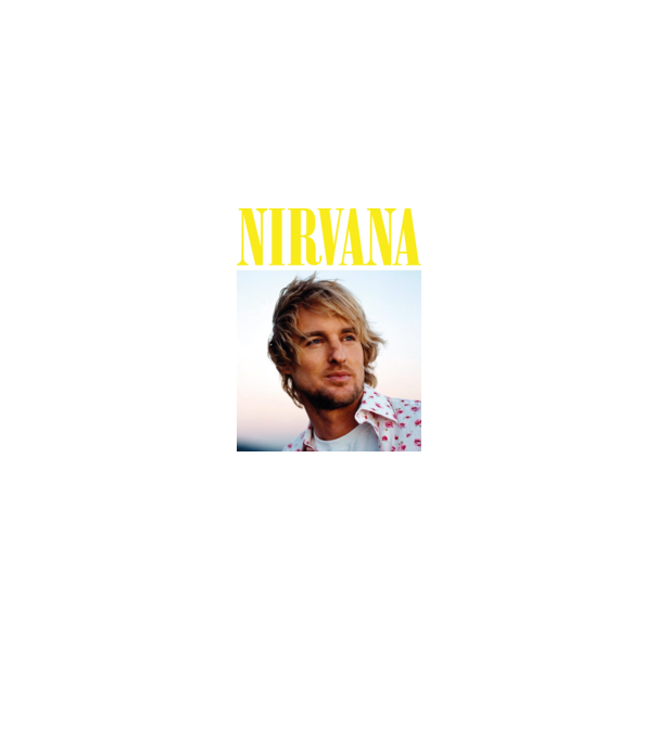 Nirvana minta fekete pólón