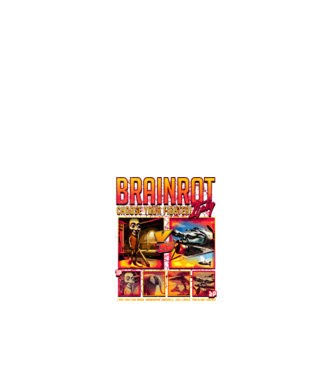 Brainrot Italy Choose your fighter minta fehér pólón