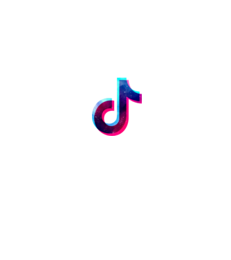 Galaxy TikTok minta fekete pólón