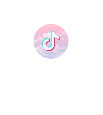 Cutest TikTok logo minta dusty pink pólón