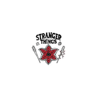 Stranger Things HELLFIRE CLUB minta fehér pólón