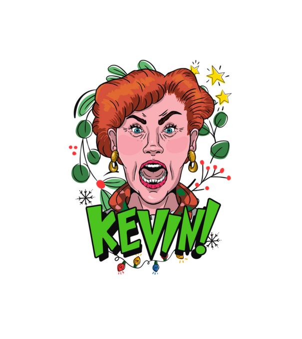 KEVIN minta fehér pólón