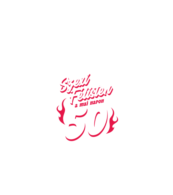 Szexi Szülinapos Félisten sötétre 50 minta fekete pólón