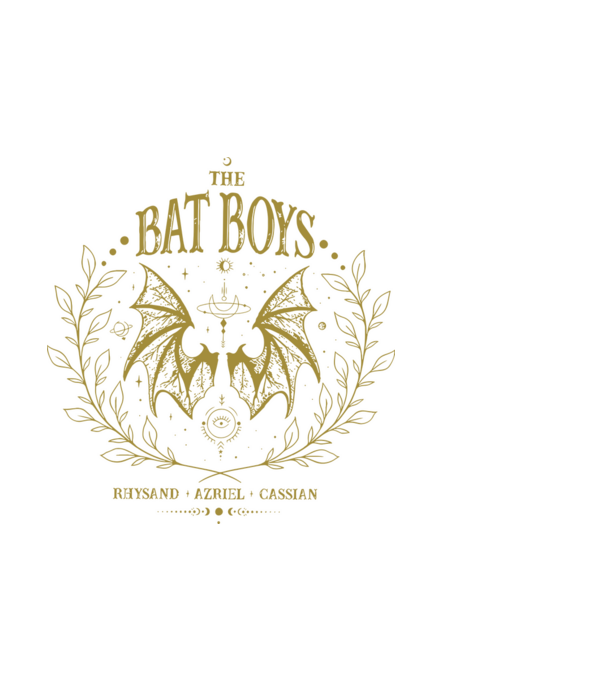 Bat Boys Acotar Tövisek és rózsák udvara minta világoskék pólón