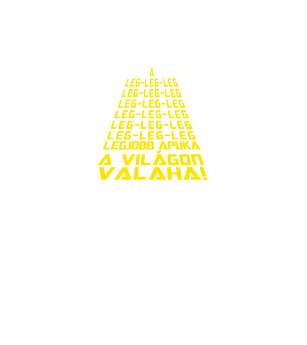 Legebb apuka scifi minta fekete pólón