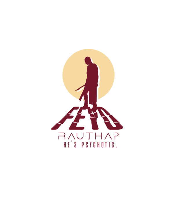 Feyd Rautha minta fehér pólón