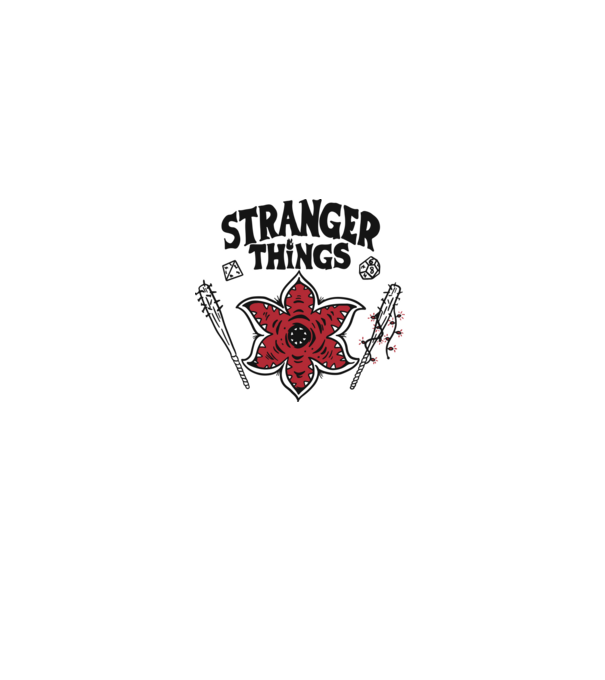 Stranger Things HELLFIRE CLUB minta fehér pólón