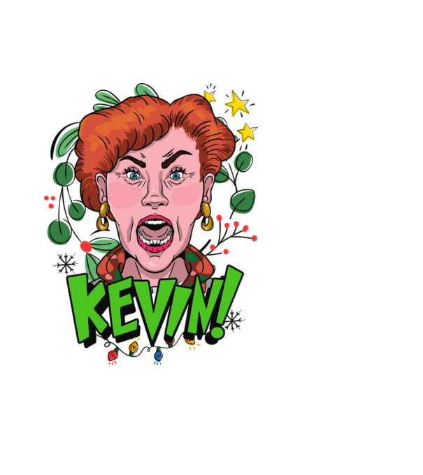 KEVIN minta fekete pólón