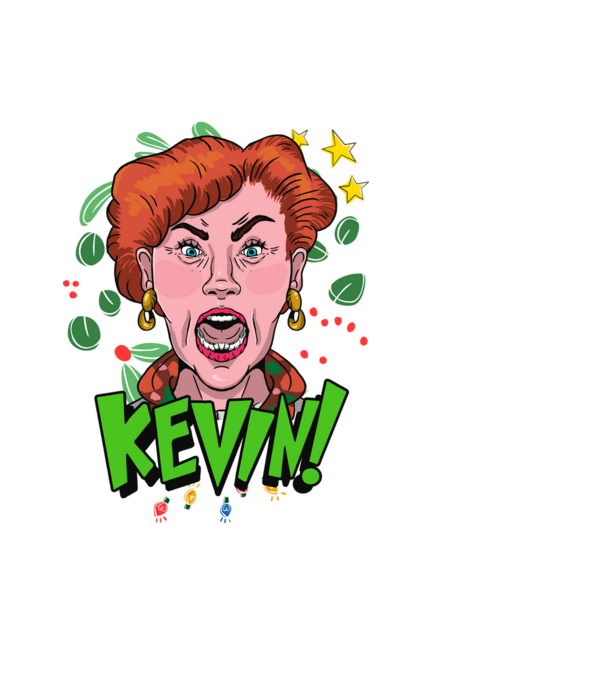 KEVIN minta fekete pólón