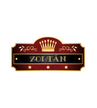 Zoltán minta fehér pólón
