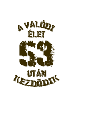 Valódi élet 53 színezhető minta világoskék pólón