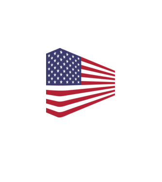 USA minta szürke pólón