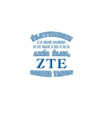ZTE drukker minta fehér pólón
