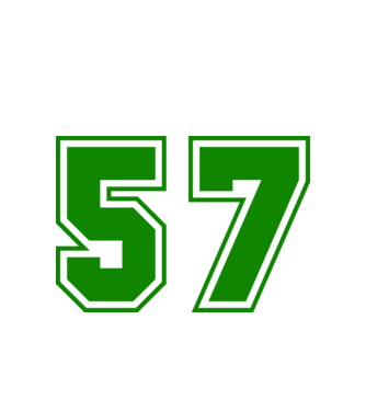 57 minta fehér pólón