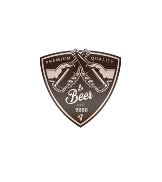Beer 2000 minta fehér pólón
