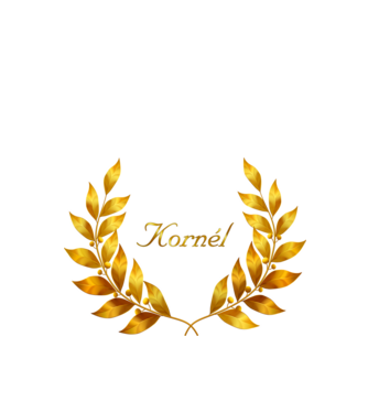 Kornél minta fekete pólón