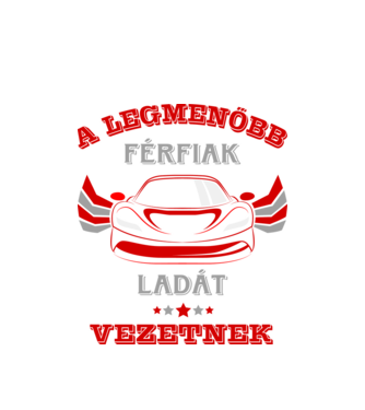 Legmenőbb férfiak lada minta fehér pólón