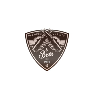 Beer 1996 minta szürke pólón