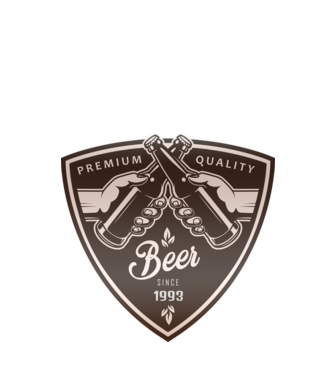 Beer 1993 minta almazöld pólón