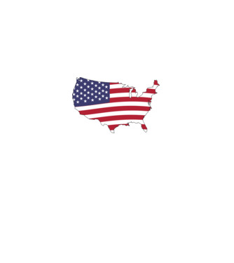 USA minta fehér pólón