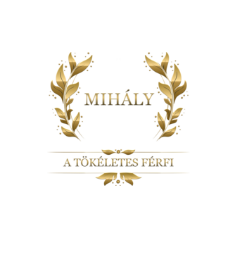 Mihály minta homokszín pólón