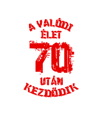 Valódi élet 70 színezhető minta fehér pólón