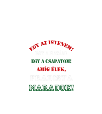 Fradista minta fekete pólón