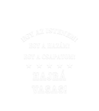 Vasas drukker minta fehér pólón