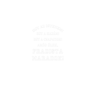 Fradista  minta fekete pólón