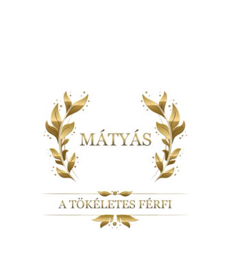 Mátyás minta fekete pólón