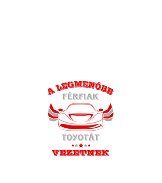 Toyotás sofőr színezhető minta fekete pólón