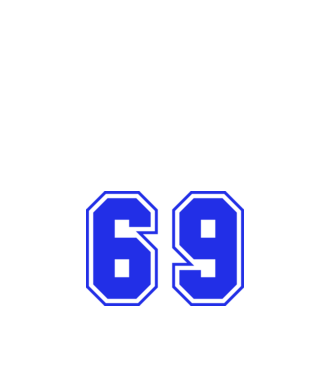 69 minta fehér pólón