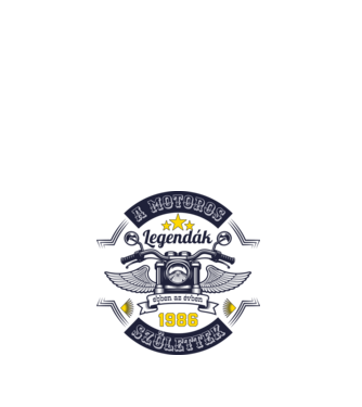 Motoros legendák 1986 minta fehér pólón