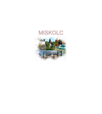 Miskolc minta fekete pólón