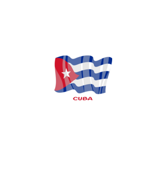 Cuba minta szürke pólón