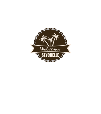 Welcome Seychelle minta szürke pólón