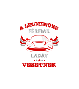 Legmenőbb férfiak lada minta fehér pólón