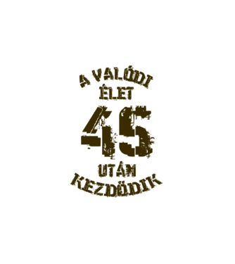 Valódi élet 45 színezhető minta fehér pólón